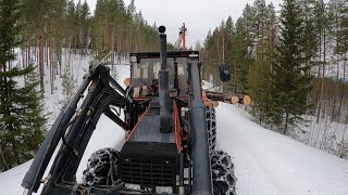 Transport 4km kuperad väg Del 2