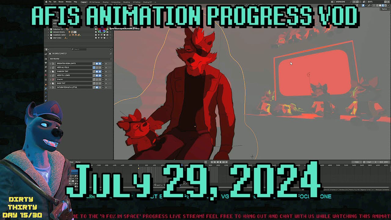 [2024-07-29] AFIS Animation Progress Stream VOD - YouTube