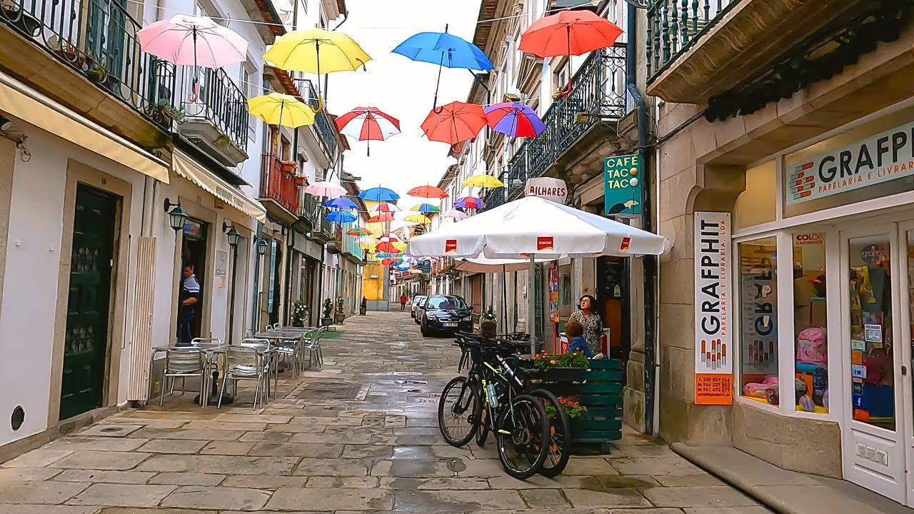 Historic Center of Viana do Castelo, Portugal | Walking Tour 4K HDR ASMR