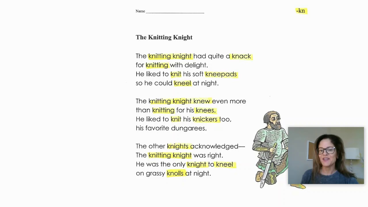Kn poem highlighted - YouTube