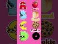 ABC Food song (A-H) #abc #abcsong #alphabet #kidsvideo #atoz #learning #youtubeshorts #kids