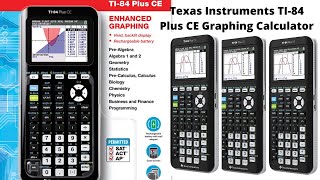 Texas instruments ti 84 plus ce graphing calculator 2020