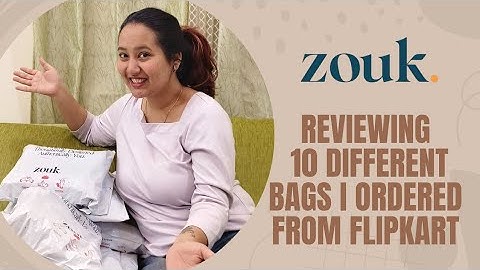 Zouk Bags Review| Vidhi_se | Flipkart| Handbags| Tote bag| Lunch bag | Sling Bags