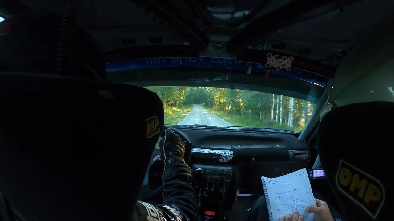 Nattkröken 2022 SS2 Robert Andersson / Jesper Samuelsson Opel Astra Kit-Car