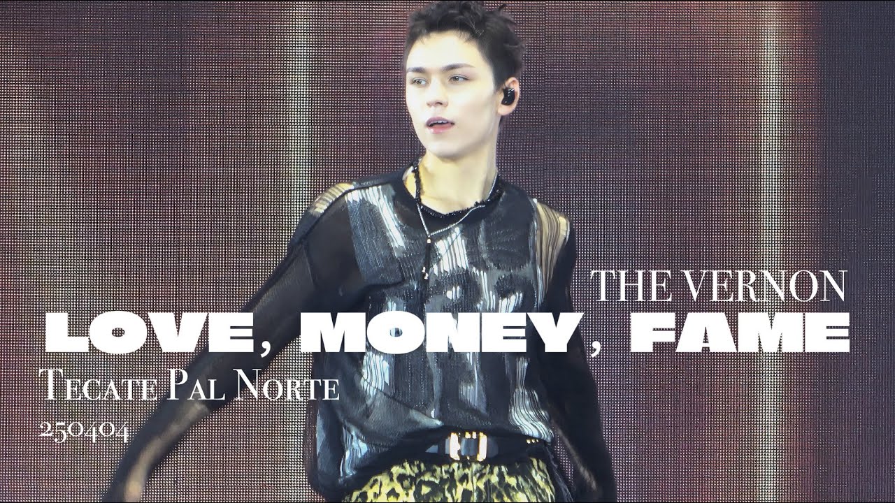 [4K]250404 Tecate Pa’l Norte 2025 -LOVE，MONEY，FAME- 세븐틴(SEVENTEEN) 버논 VERNON FOCUS FANCAM