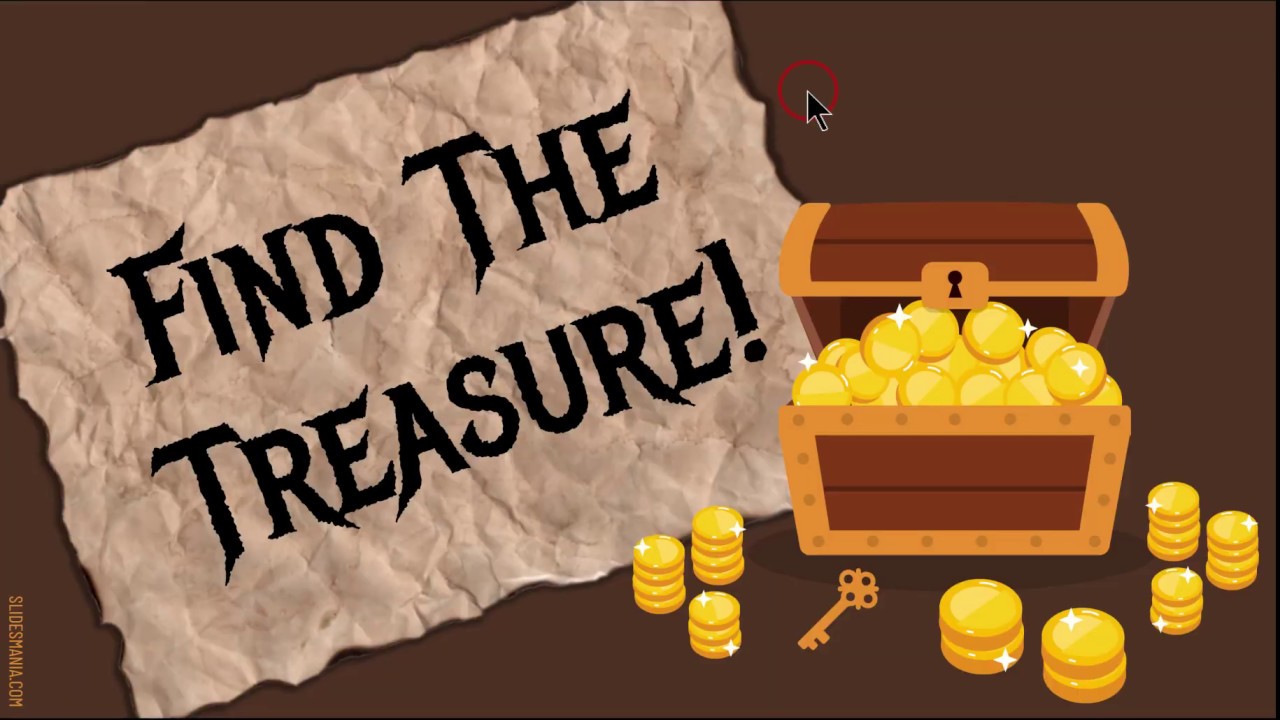 Find the treasure. Free PowerPoint template & Google Slides theme -  SlidesMania