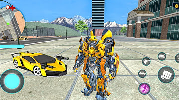 Bumblebee New Car Robot Jet Bike Transformation Game 2020 - Android Gameplay