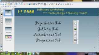 SMART Notebook Tutorial - The Page Sorter Tab