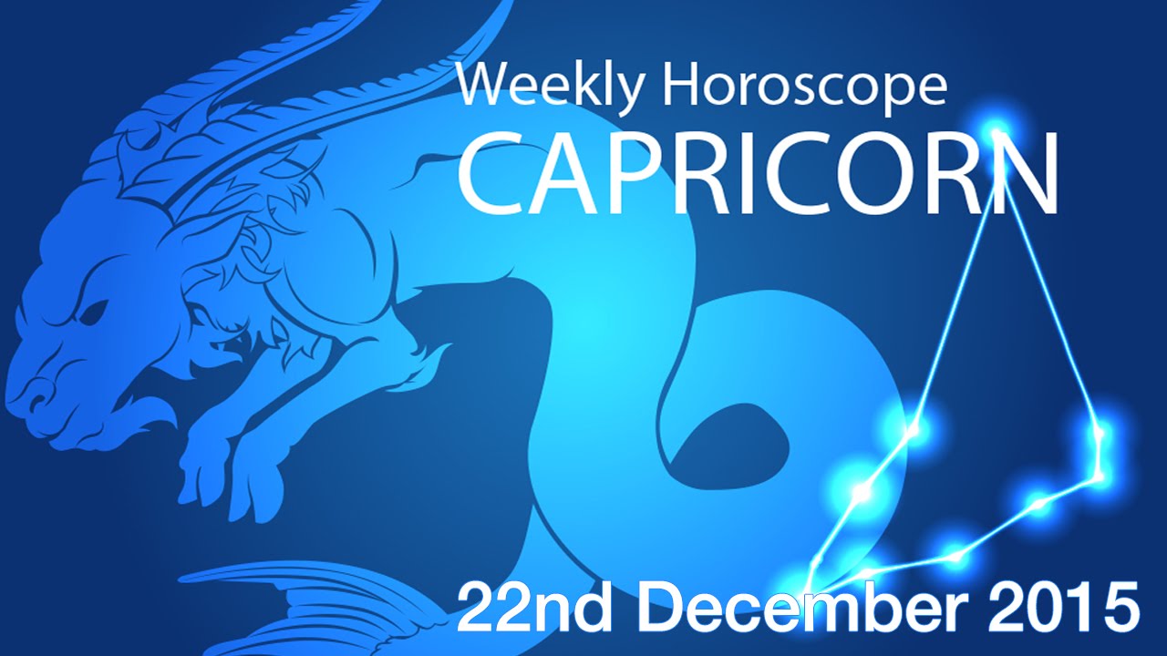 Capricorn Weekly Horoscope From 22nd December 2014 In English Prakash