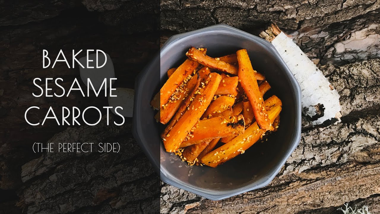 Baked Sesame Carrots 🥕 The Perfect Side Woodfood Kitchen YouTube