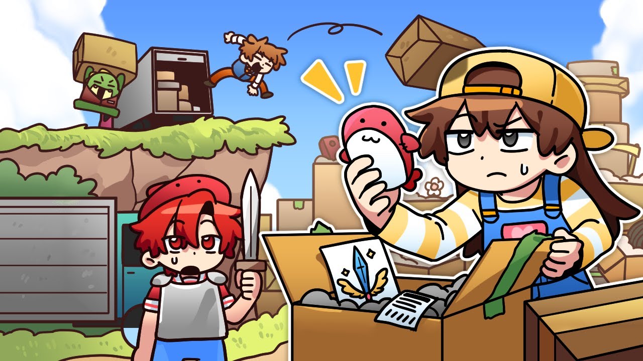 배송이 아니라 투척해야 아이템이 전달되는 막장 협동 콘텐츠 ㅋㅋㅋ