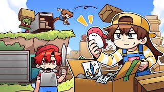 배송이 아니라 투척해야 아이템이 전달되는 막장 협동 콘텐츠 ㅋㅋㅋ