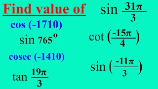 Example 8|Example 9| ex 3.2 Chapter 3 | Class 11 | how to find the values of trigonometric functions