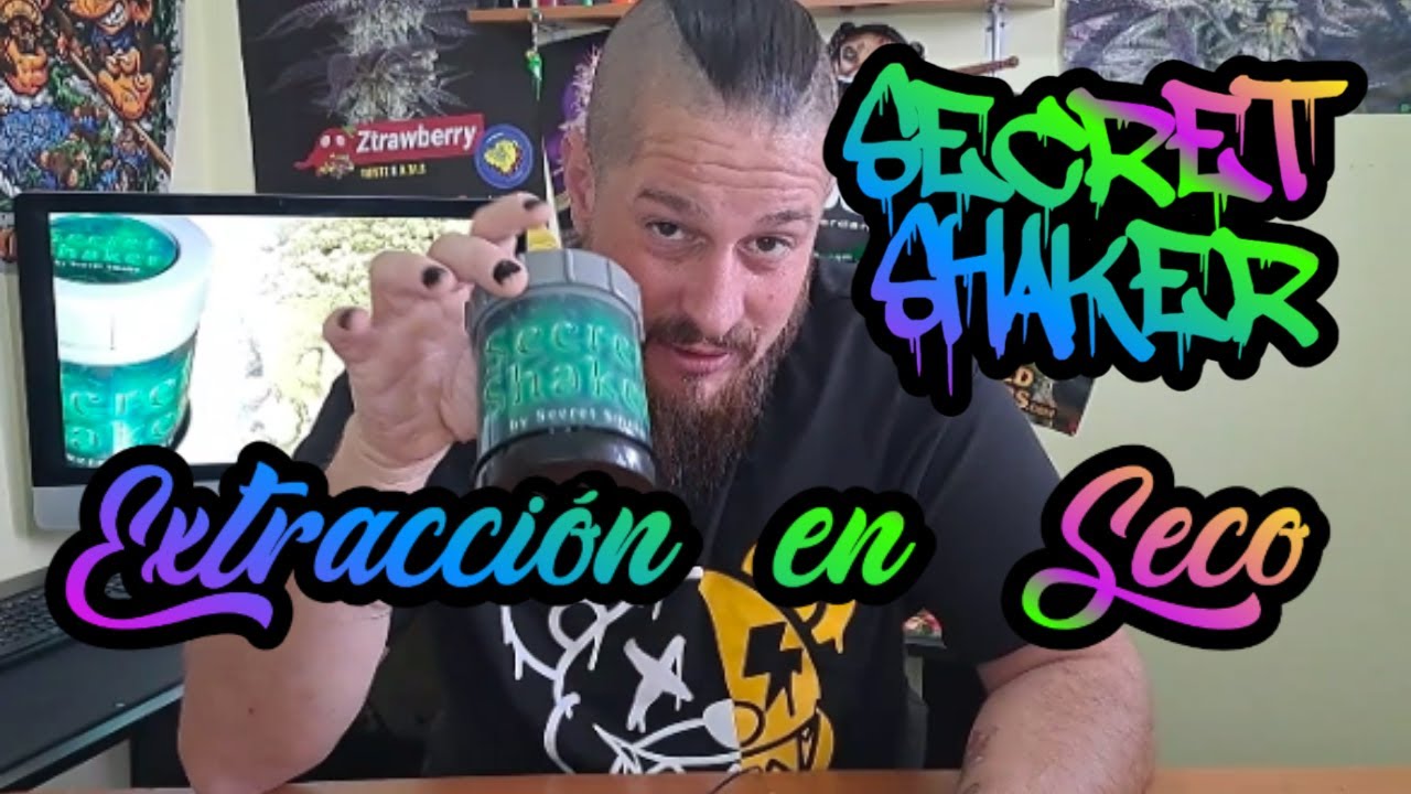 EXTRACCIÓN de POLEN en seco de CBD con SECRET SHAKER