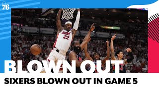 Sixers suffer blowout loss in pivotal Game 5 to Miami Heat | Sixers Postgame Live