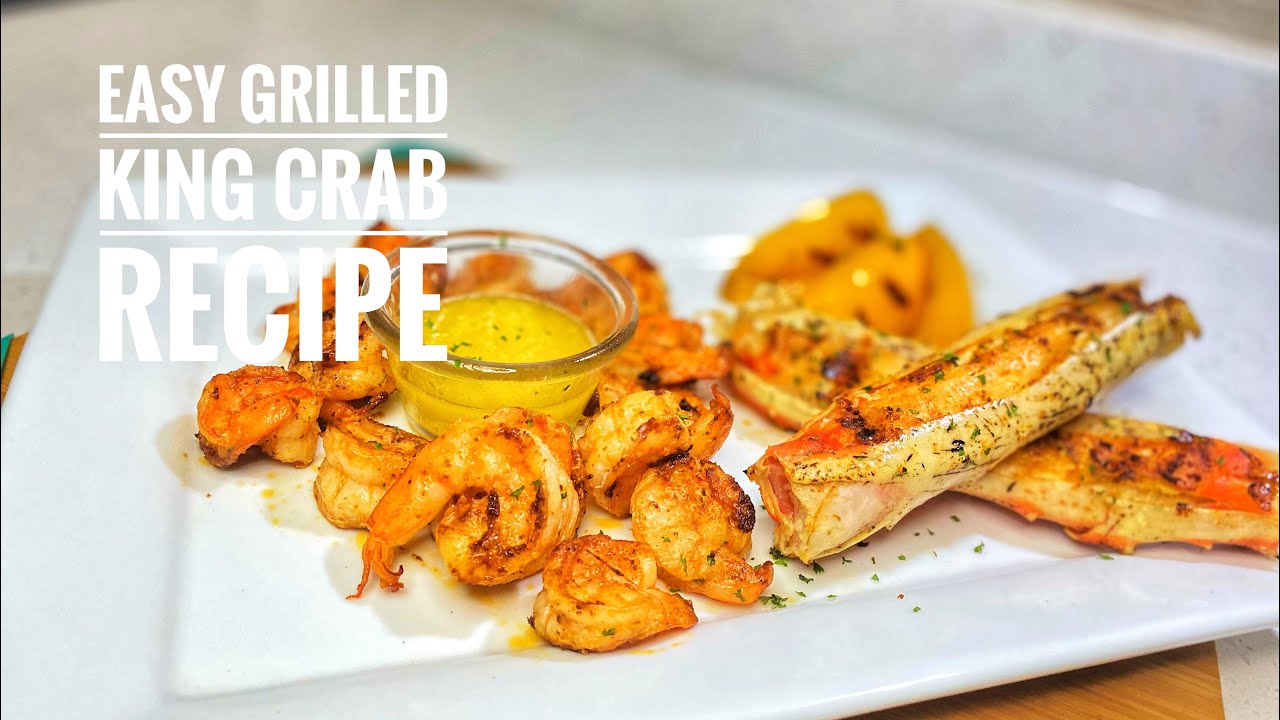 EASY WAY TO GRILL KING CRAB LEGS YouTube