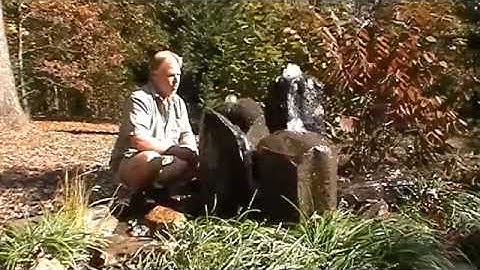 Three Basalt Column Water Fountain