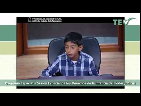 Programa Especial - Sesión Especial Derechos de la Infancia - Jueves 1 Enero 2015 - TEPJF tribunal electoral arraijan