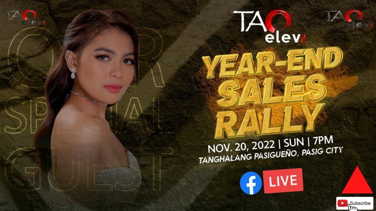 TAO ELEVATE YEAR END SALES RALLY 2022 - YouTube
