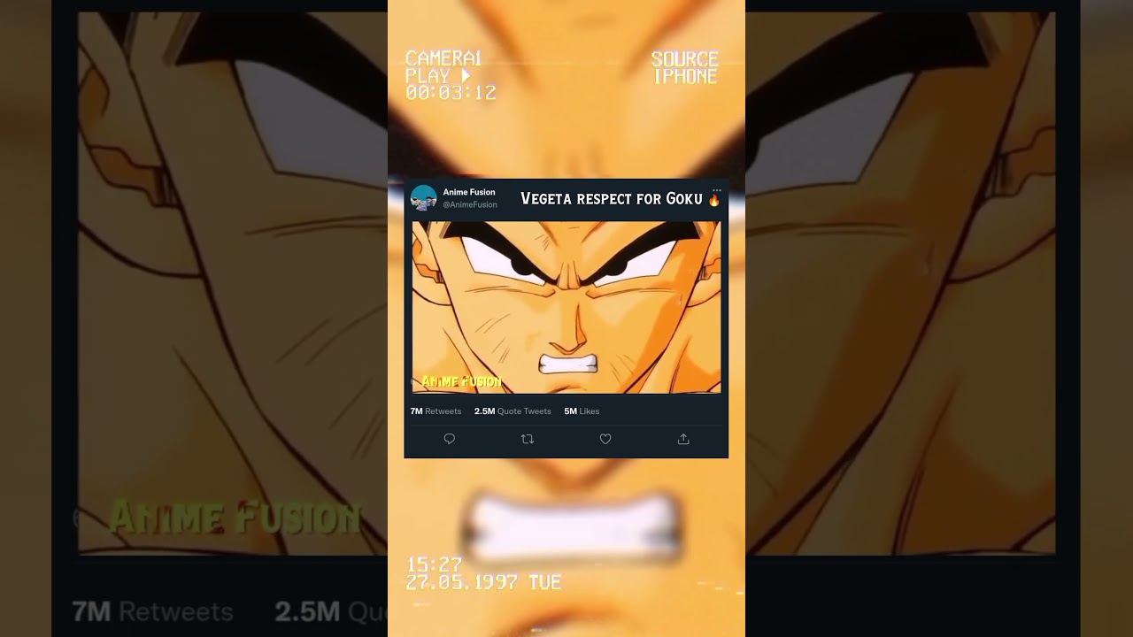 The moment when Vegeta accept Goku is better than him 🔥| #shorts #anime #dragonballz #vegeta #goku