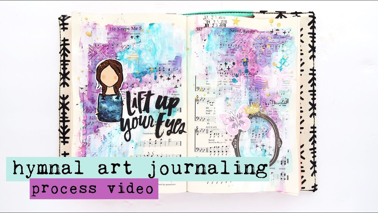 Hymnal Art Journaling with Beloved Society - YouTube