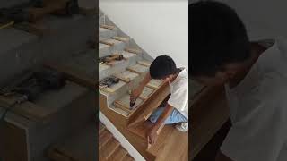 The Process Of Installing Home Stair Boards Is Fast And Neat