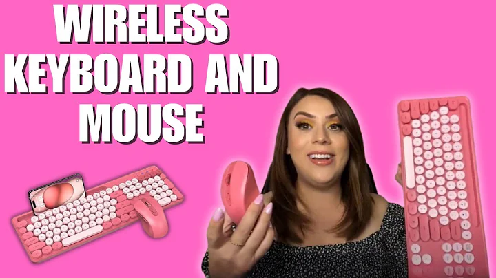 Retro Wireless Keyboard & Mouse Combo Review – Cute Typewriter-Style Setup! Only One Judy