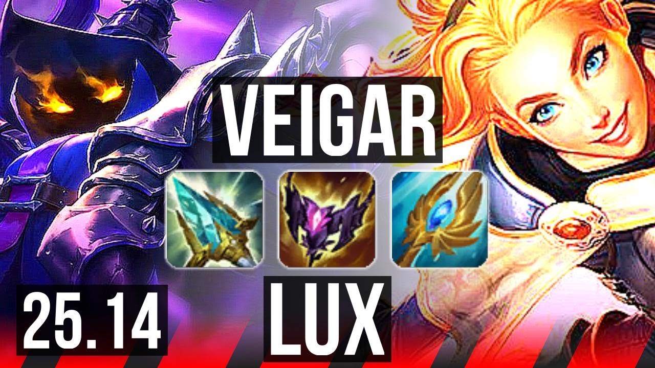VEIGAR vs LUX (TOP) | 7/2/7 | EUW Diamond | 25.14