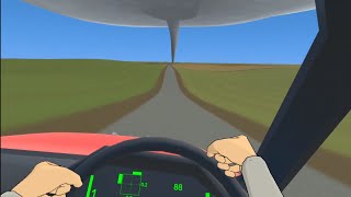 Driving head on into a TORNADO🌪️ screenshot 5