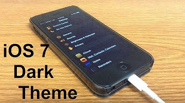 iOS 7 Dark Theme without jailbreak