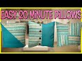 Easy 20 minute pillow  the sewing room channel