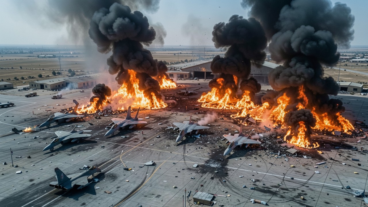 Шокирующая новость! Иранский военный аэропорт разрушен в результате удара американского оружия - ARM