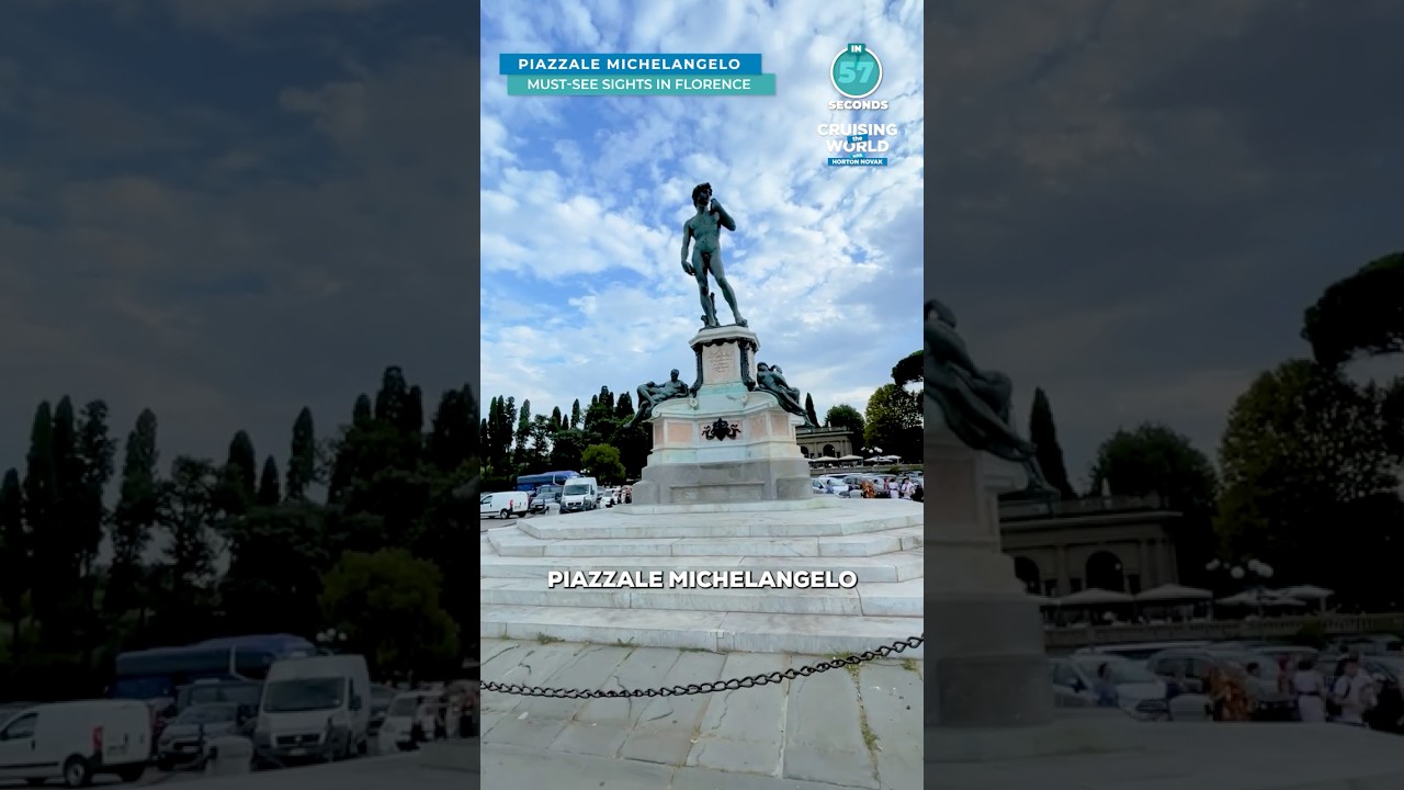 Piazzale Michelangelo | Must-See Sights in Florence in 60 Seconds #shorts