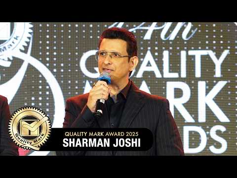 Sharman Joshi | Quality Mark Award 2026 | Coming soon.
