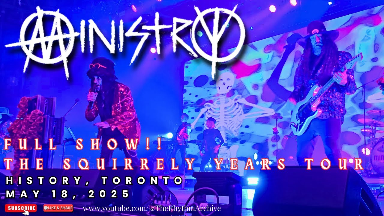 MINISTRY | Synth Pop Squirrely Years Tour Live! | Full Set | History | Toronto | May 18, 2025