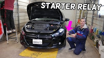 DODGE DART ENGINE STARTER RELAY LOCATION REPLACEMENT. DODGE DART NO CRANK NO START