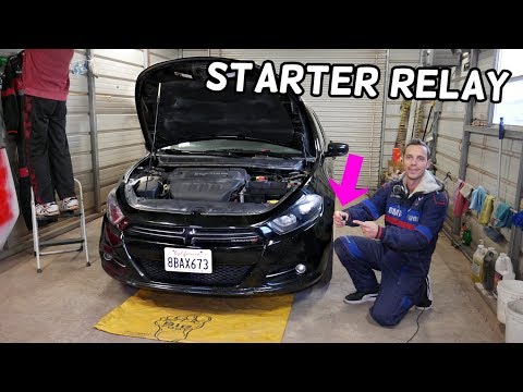 DODGE DART ENGINE STARTER RELAY LOCATION REPLACEMENT. DODGE DART NO CRANK NO START