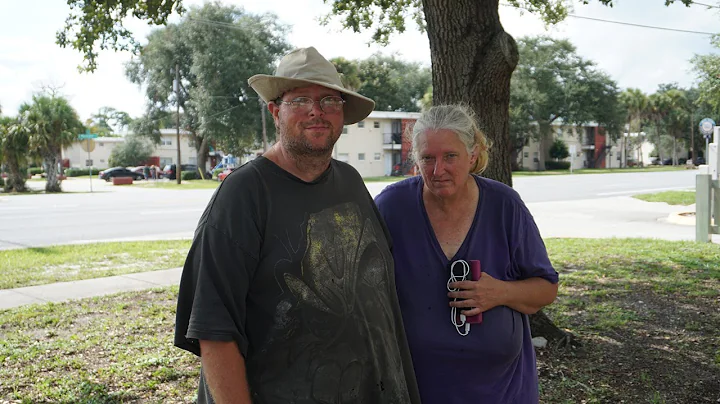 Homeless in Titusville, Florida Roy and Shari Estep