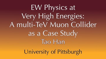 Special FTPI Seminar - 4/14/23 - Tao Han - University of Pittsburgh