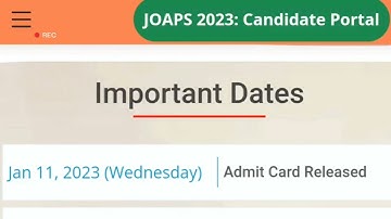IIT-JAM 2023: Admit Card (Released) 👨🏻‍🎓