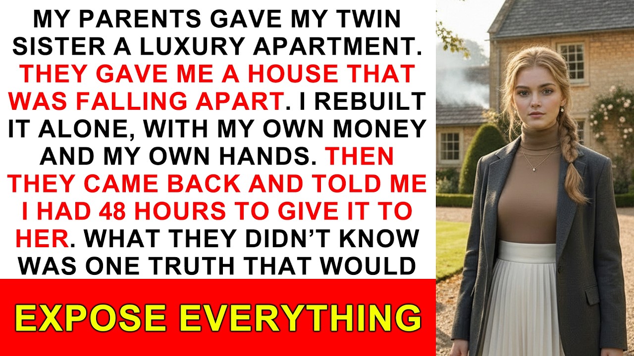 Мои родители подарили мне неустроенный дом, а моей сестре — роскошную квартиру.