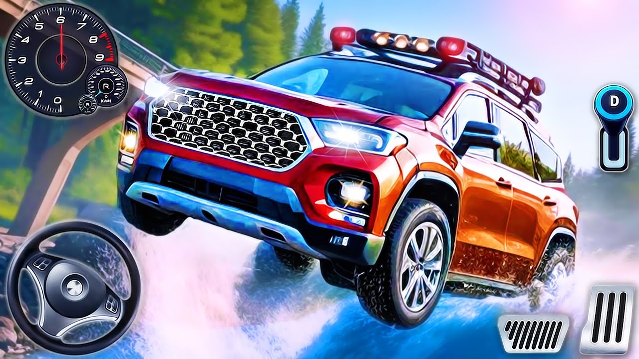 Offroad Jeep Drifting Simulator 3D - Luxury Prado 4x4 SUV Hill Climb Racing - Android GamePlay