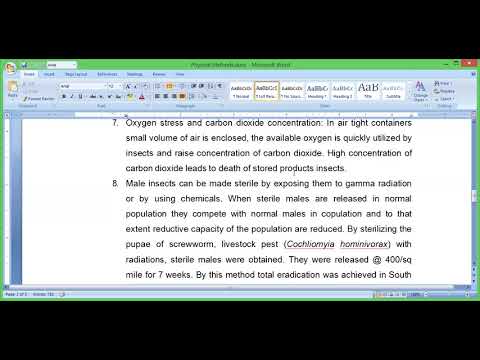 Physical method of pest control - YouTube