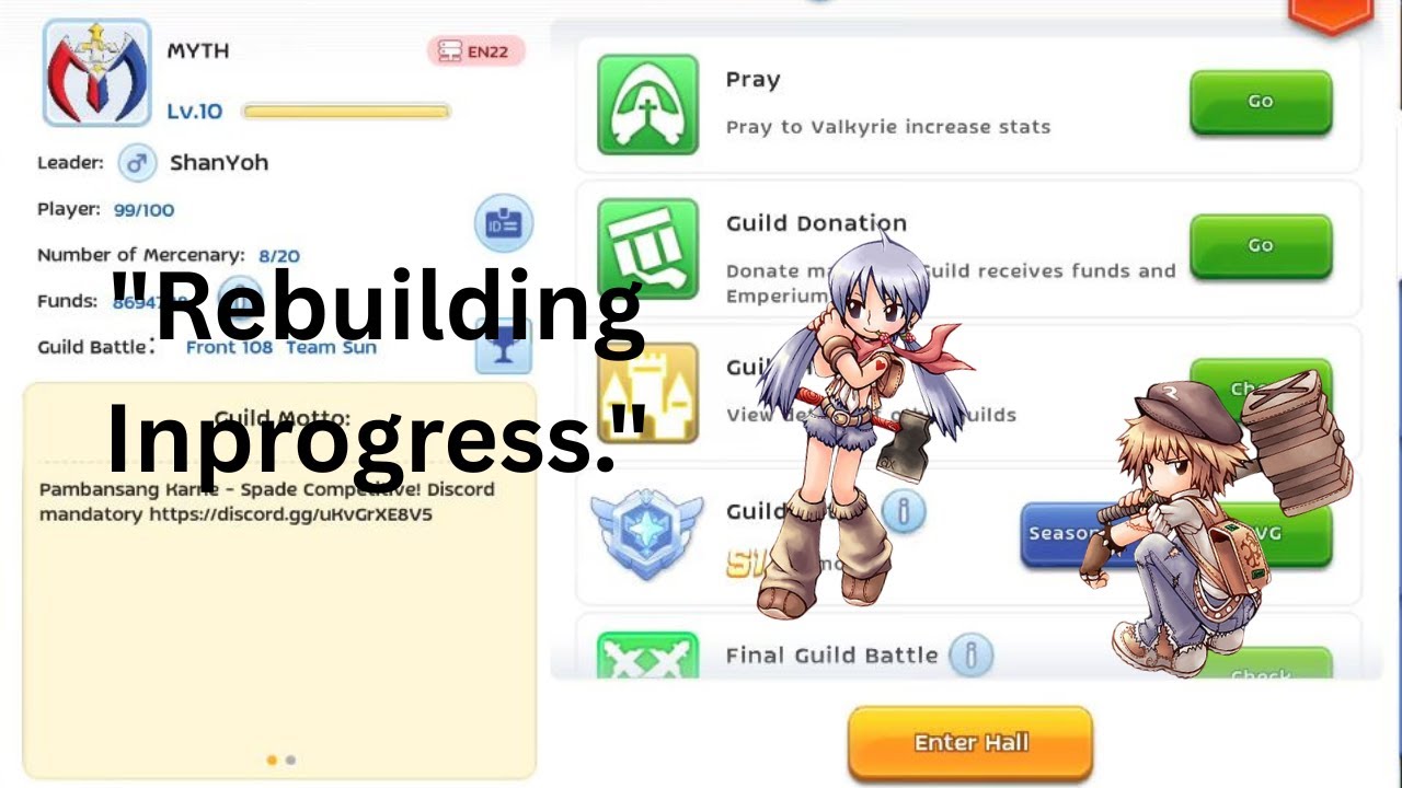 Ragnarok M Classic – Mechanic POV | GvG Action with MYTH