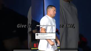 Nate Diaz took a piss break before his face-off with Mike Perry