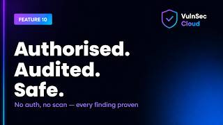 VulnSec Cloud — Authorised, Audited, Enterprise-Safe | Proof-Gated Findings