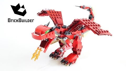 Lego Creator 31032 Red Creatures fire-breathing dragon - Lego Speed Build