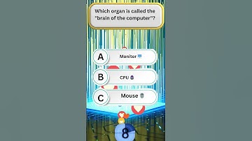 Which organ is called the brain of the computer? #quiz #mindbendingquiz #brainteaser