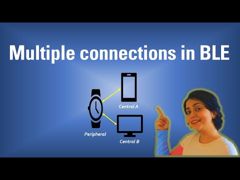 Is it possible to connect one peripheral to multiple centrals? |Bluetooth low energy