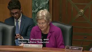 Hearing Exchange One: Senator Warren Highlights Need for Reforms to Promote Accountability at Fed